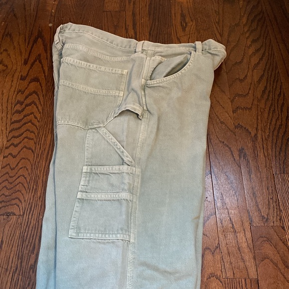 Light teal 90's inspired baggy jeans - Picture 4 of 13